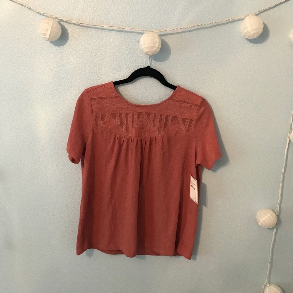 Mauvish-pink color blouse, never been worn, small